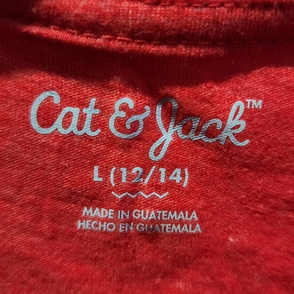 Cat & Jack Monster Truck Christmas Tree Long Sleeve Tee T-hirt Boy's Large 12-14 - Picture 4 of 7